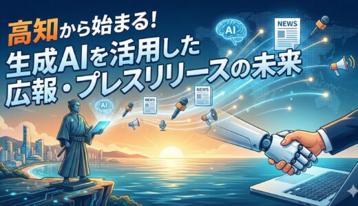高知から始まる！生成AIを活用した広報・プレスリリースの未来