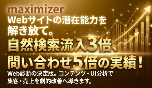 ウェブ解析サービス「maximizer」